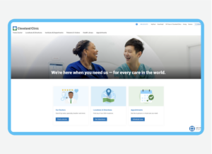 Cleveland Clinic Website
