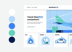 Cool Colour Palette Website